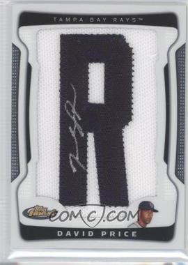 2009 Topps Finest - [Base] #164.R - Autograph Letter Patch - David Price (Letter R) /285