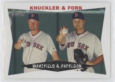 2009 Topps Heritage - [Base] #115 - Tim Wakefield, Jonathan Papelbon