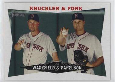 2009 Topps Heritage - [Base] #115 - Tim Wakefield, Jonathan Papelbon