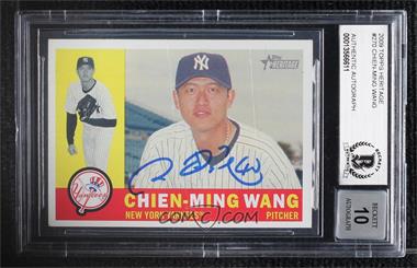 2009 Topps Heritage - [Base] #270 - Chien-Ming Wang [BAS BGS Authentic]