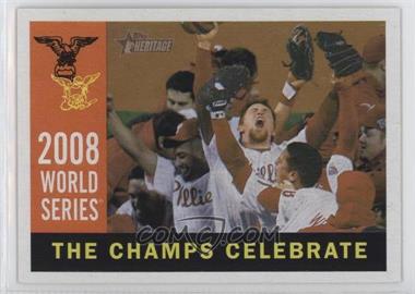 2009 Topps Heritage - [Base] #391 - The Champs Celebrate