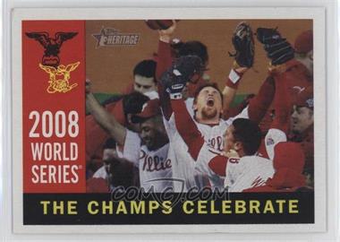 2009 Topps Heritage - [Base] #391 - The Champs Celebrate