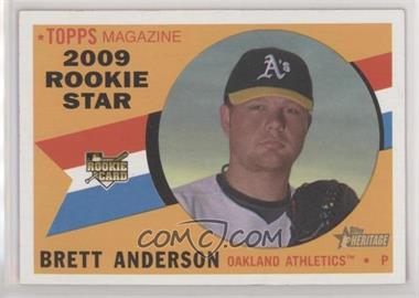 2009 Topps Heritage - [Base] #692 - Brett Anderson