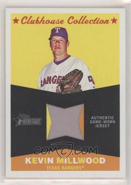 2009 Topps Heritage - Clubhouse Collection Relics #CC-KM - Kevin Millwood
