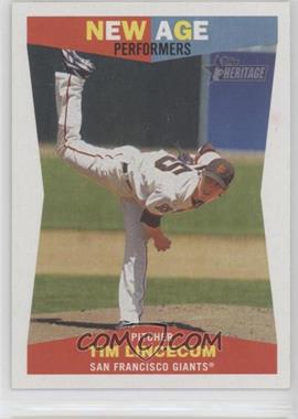 2009 Topps Heritage - New Age Performers #NAP6 - Tim Lincecum