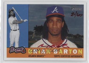 2009 Topps Heritage - Real One Autographs - Red Ink #ROA-BB - Brian Barton /60