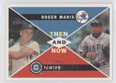 2009 Topps Heritage - Then and Now Heritage High Series #TN-5 - Roger Maris, Ichiro Suzuki