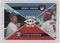 Ernie Banks, Ryan Howard [EX to NM]