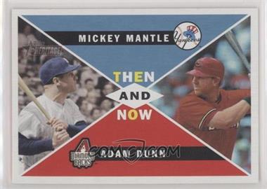 2009 Topps Heritage - Then and Now Heritage Series #TN5 - Mickey Mantle, Adam Dunn