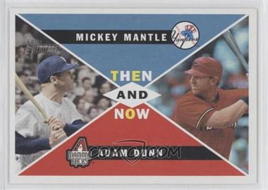 2009 Topps Heritage - Then and Now Heritage Series #TN5 - Mickey Mantle, Adam Dunn