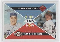 Johnny Podres, Tim Lincecum