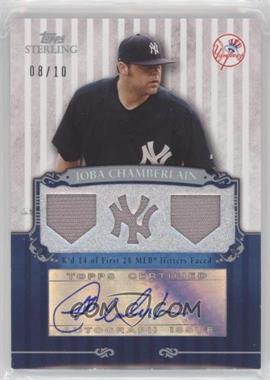 2009 Topps Sterling - 3-Piece Sterling Chronicles Autographs #3SCA-9 - Joba Chamberlain /10