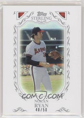 2009 Topps Sterling - [Base] - Framed White #56 - Nolan Ryan /50