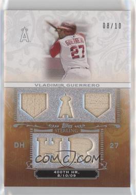 2009 Topps Sterling - Career Chronicles Relics Five - Numbered to 10 #5CCR-6 - Vladimir Guerrero /10