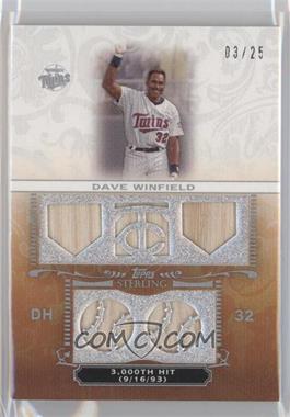 2009 Topps Sterling - Career Chronicles Relics Five #5CCR-43 - Dave Winfield /25