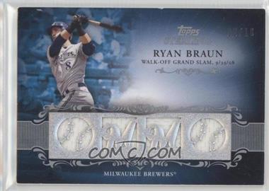 2009 Topps Sterling - Career Chronicles Relics Quad - Numbered to 10 #4CCR-126 - Ryan Braun /10