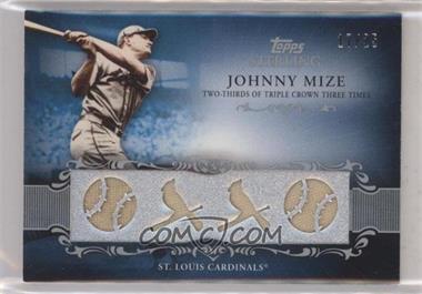2009 Topps Sterling - Career Chronicles Relics Quad #4CCR-127 - Johnny Mize /25