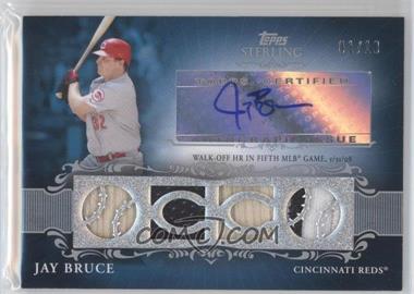 2009 Topps Sterling - Sterling Chronicles Quad Relic Autographs - Silver #4SCA-17 - Jay Bruce /10