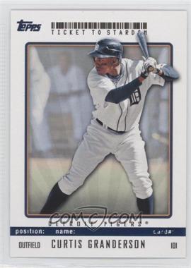 2009 Topps Ticket To Stardom - [Base] - Blue #101 - Curtis Granderson /99