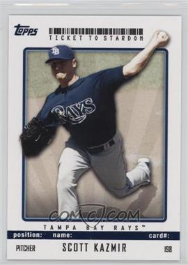 2009 Topps Ticket To Stardom - [Base] - Blue #198 - Scott Kazmir /99