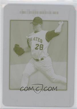 2009 Topps Ticket To Stardom - [Base] - Printing Plate Yellow #99 - Paul Maholm /1