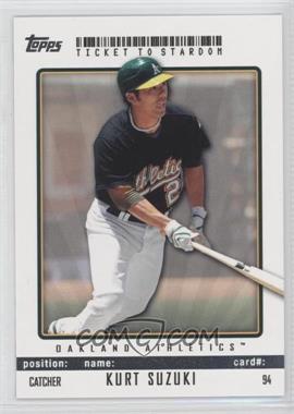 2009 Topps Ticket To Stardom - [Base] #94 - Kurt Suzuki