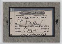 West Shore Railroad Ticket #/1