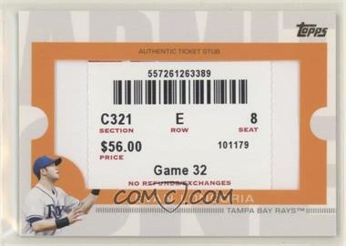 2009 Topps Ticket To Stardom - Ticket Stubs - Gold #TS-26 - Evan Longoria /10