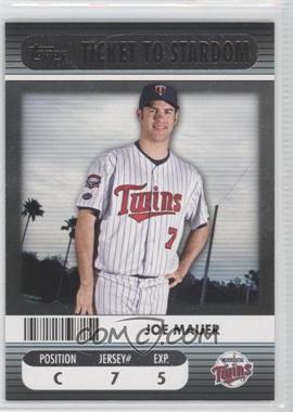 2009 Topps Ticket To Stardom - Ticket to Stardom #TTS-11 - Joe Mauer