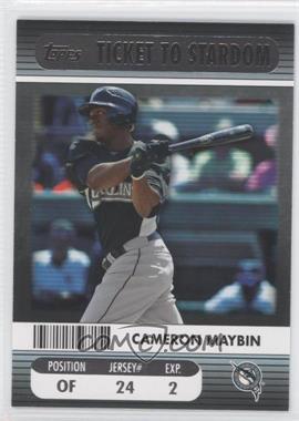 2009 Topps Ticket To Stardom - Ticket to Stardom #TTS-4 - Cameron Maybin