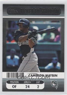 2009 Topps Ticket To Stardom - Ticket to Stardom #TTS-4 - Cameron Maybin