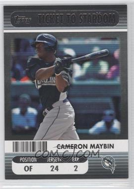 2009 Topps Ticket To Stardom - Ticket to Stardom #TTS-4 - Cameron Maybin