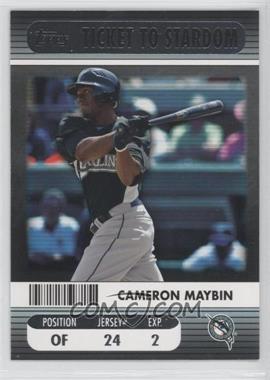 2009 Topps Ticket To Stardom - Ticket to Stardom #TTS-4 - Cameron Maybin