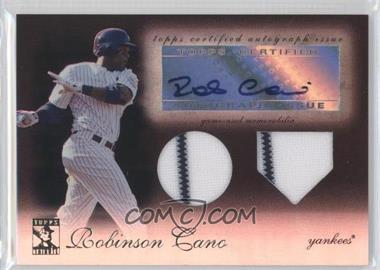 2009 Topps Tribute - Autographed Dual Relics - Black #TDAR-RC2 - Robinson Cano /50