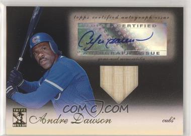 2009 Topps Tribute - Autographed Relics - Black #TAR-AD2 - Andre Dawson /50