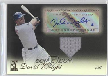 2009 Topps Tribute - Autographed Relics - Black #TAR-DW2 - David Wright /50