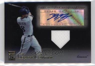 2009 Topps Tribute - Autographed Relics - Black #TAR-RB4 - Ryan Braun /50 [EX to NM]