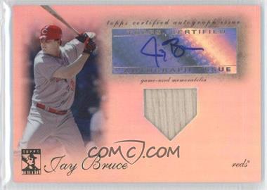 2009 Topps Tribute - Autographed Relics #TAR-JB1 - Jay Bruce /99