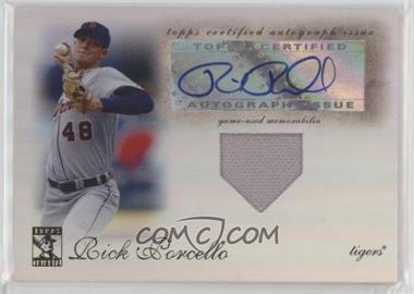 2009 Topps Tribute - Autographed Relics #TAR-RP1 - Rick Porcello /99