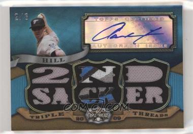 2009 Topps Triple Threads - Autographed Relic - Sapphire #TTAR-171 - Aaron Hill /3