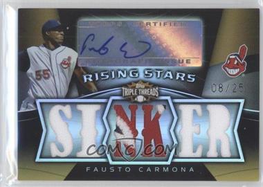 2009 Topps Triple Threads - [Base] - Gold #103 - Rising Stars - Fausto Carmona /25