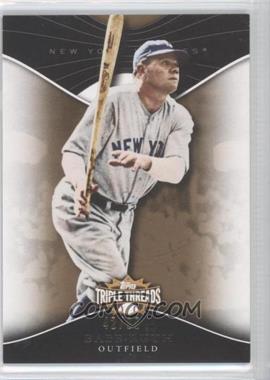 2009 Topps Triple Threads - [Base] - Gold #3 - Babe Ruth /99
