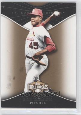 2009 Topps Triple Threads - [Base] - Gold #97 - Bob Gibson /99