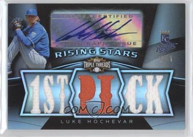 2009 Topps Triple Threads - [Base] - Platinum #112 - Rising Stars - Luke Hochevar /1