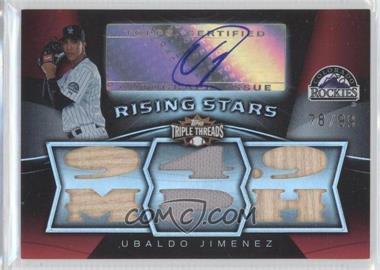 2009 Topps Triple Threads - [Base] #108 - Rising Stars - Ubaldo Jimenez /99