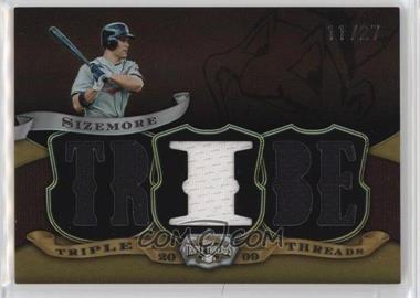 2009 Topps Triple Threads - Relics - Sepia #TTR-89 - Grady Sizemore /27 [EX to NM]