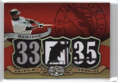 2009 Topps Triple Threads - Relics #TTR-99 - Hanley Ramirez /36 [Noted]