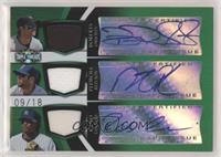 Brian Roberts, Dustin Pedroia, Robinson Cano [EX to NM] #/18