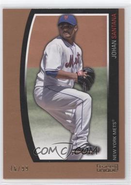 2009 Topps Unique - [Base] - Select #46 - Johan Santana /99