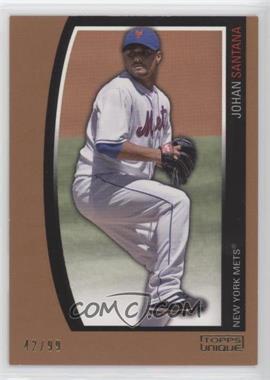 2009 Topps Unique - [Base] - Select #46 - Johan Santana /99